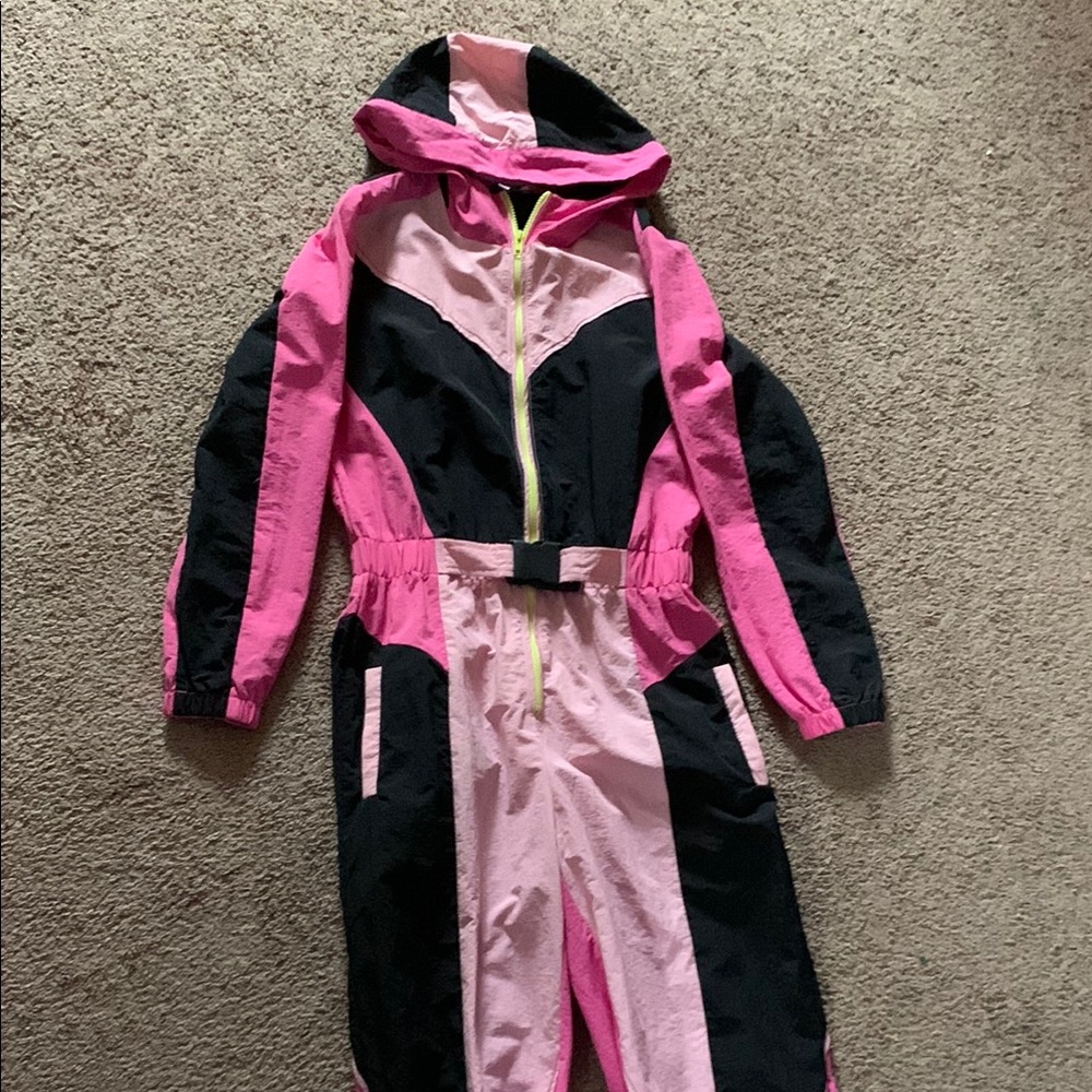 Colorful Hooded Jumpsuit